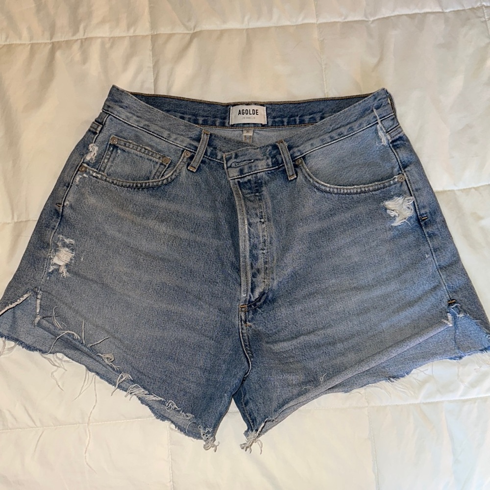 Agolde jean shorts